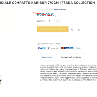 Albero Artificiale Compatto Maribor 270cm | Frada