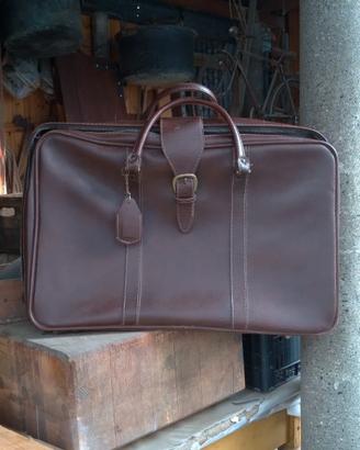 Borsa Vintage Viaggio Vera Pelle Morbida Borsone