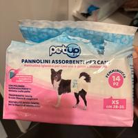 Pannolini assorbenti per cani