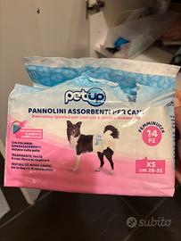 Pannolini assorbenti per cani