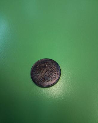 5 centesimi Blu