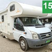 CAMPER RIMOR FORD MANSARDATO 6 POSTI DINETTE LETTI
