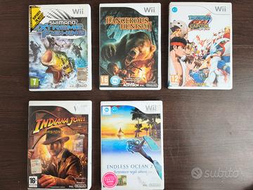 Lotto 5 Giochi Nintendo Wii - Edizioni PAL ITA