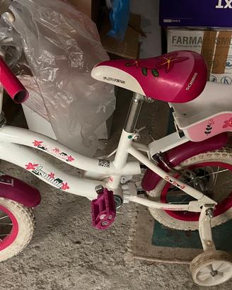 Bicicletta rosa bimba fino a 9/10 anni