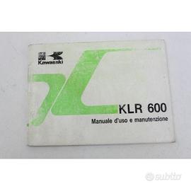 MANUALE USO E MANUTENZIONE KAWASAKI KLR 600