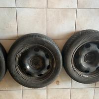 Set completo cerchi in ferro raggio R16