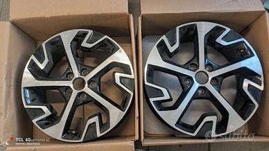 Cerchi 18" Kia Sportage nero lucido diamantato