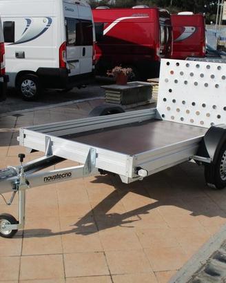 Rimorchio Novateceno porta tutto e moto 500/750 kg