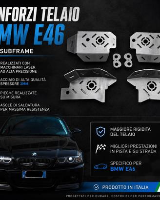Rinforzi telaio bmw e46