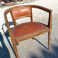 Poltroncina tonda vintage 