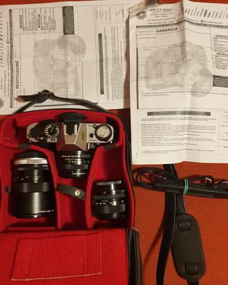 Canon AE1 Program obiettivi filtro borsa originale