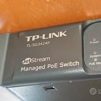 TPLINK TL-SG3424P SWITCH 24 PORTE POE MANAGED
