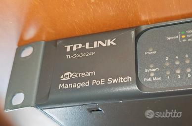 TPLINK TL-SG3424P SWITCH 24 PORTE POE MANAGED