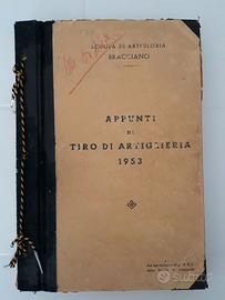 Manuale di artiglieria 1953 esercito italiano armi