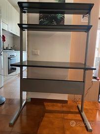 Scrivania, porta computer Ikea