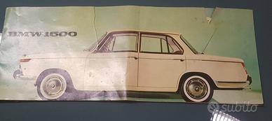 BMW 1500Ti depliant pubblicitario anni 60 original
