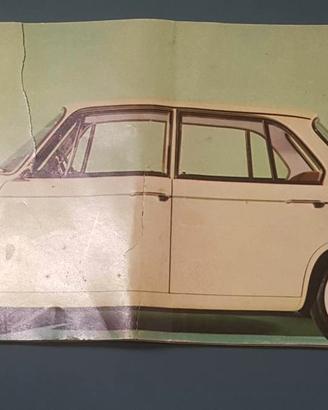 BMW 1500Ti depliant pubblicitario anni 60 original