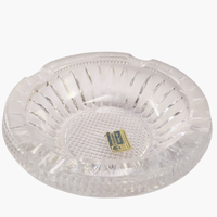 Posacenere d'epoca in cristallo Lausitzer Glas