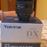 obiettivo Tokina at-x 16,5-135 mm att. Nikon