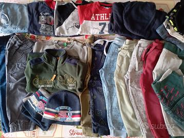 Lotto abbigliamento bimbo 24/36 mesi da battaglia