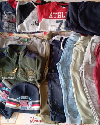 Lotto abbigliamento bimbo 24/36 mesi da battaglia