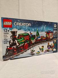 Lego treno natalizio 10254 completo di motore