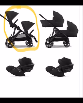 Cybex Gazelle S Duo Navicella Ovetto Accessori