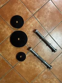 Manubri +pesi 44kg