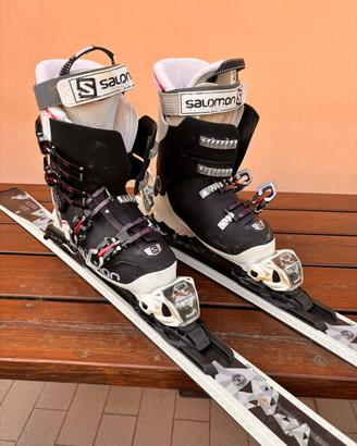 Set Sci scarponi casco bastonici da donna