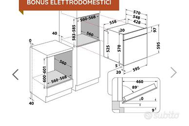 Forno da incasso ventilato hotpoint steam
