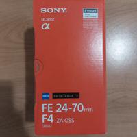 Obiettivo Sony Zoom 24-70mm F4 ZA
OSS