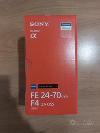 Obiettivo Sony Zoom 24-70mm F4 ZA
OSS