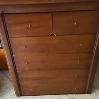 cassettiera in legno 