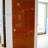 Porta scorrevole in legno Rovere tabacco