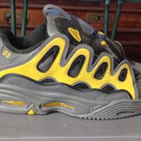 scarpe osiris D3 charcoal/Yellow numero 40.5
