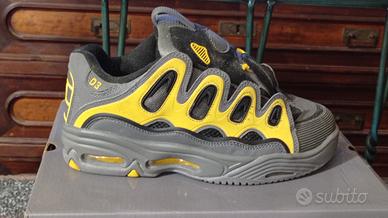 scarpe osiris D3 charcoal/Yellow numero 40.5