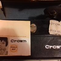 Cinepresa videocamera d' epoca marca Crown modello