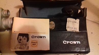Cinepresa videocamera d' epoca marca Crown modello