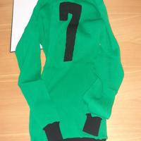 Maglie Calcio anni 60/70 Lanetta Verde NeroSEB 4-M