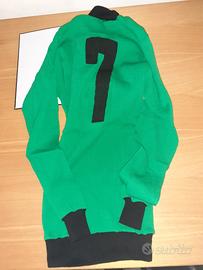 Maglie Calcio anni 60/70 Lanetta Verde NeroSEB 4-M