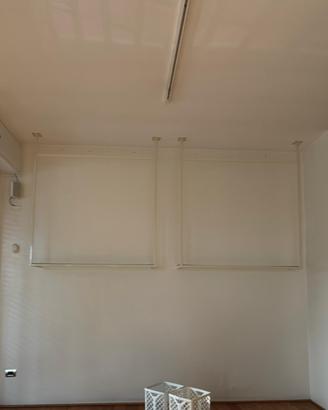 Appenderie negozio a soffitto in ferro (coppia)