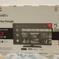 TV Smart JVC 40 Pollici con Android Tv