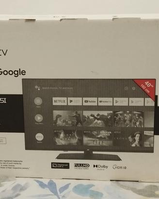 TV Smart JVC 40 Pollici con Android Tv