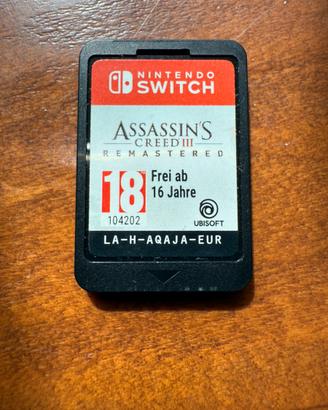 Nintendo Switch Assassin Creed 3 remastered