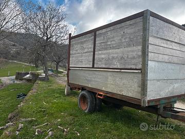 Rimorchio agricolo trazionto 50 qli zaccaria