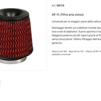Filtro aria AF-11, Art. 06113