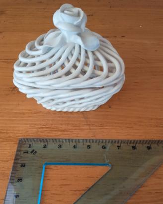Portagioie Capodimonte originale  cm 7,5