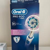 spazzolino elettrico oral b pro 600 con testina 