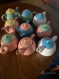 Teiere ceramica colorate