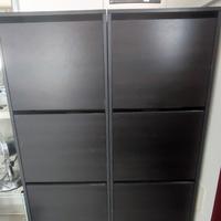 doppia scarpiera ikea bissa nera